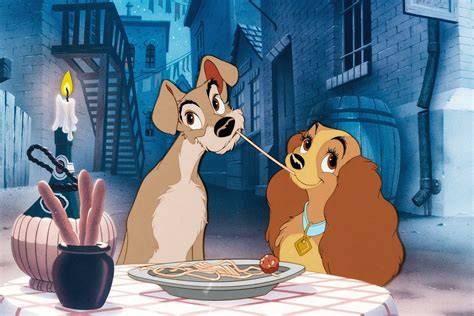 Obrázok z filmu Lady a Tramp - klasika animačného štýlu