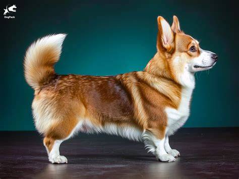 Obrázok: Vizualizácia vzhľadu Welsh Corgi Pembroke, krátke nohy, vysoké uši a typický „vílí sedlo“