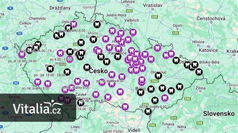 Mapa dostupnosti veterinárnych pohotovostí a kontaktov