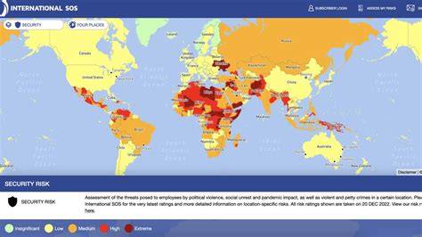 Mapa bezpečných značiek farieb na tvár v európskem regióne