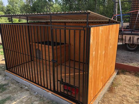 Vonkajšia voliéra pre psa z kovu