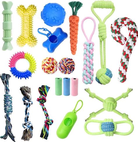 Rôzne typy hračiek pre psov