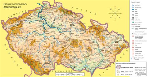 Mapa s vyznačenými chovateľskými stanicami nemeckých ovčiakov v Českej republike