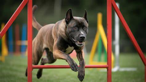 Malinois v akcii pri agility súťaži