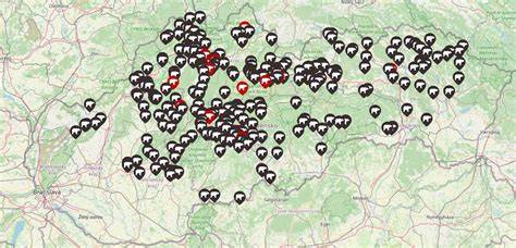 Mapa výskytu besnoty a kľúčových vírusov na Slovensku