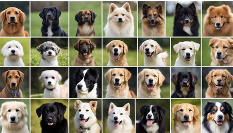 Rôzne plemená psov v útulku