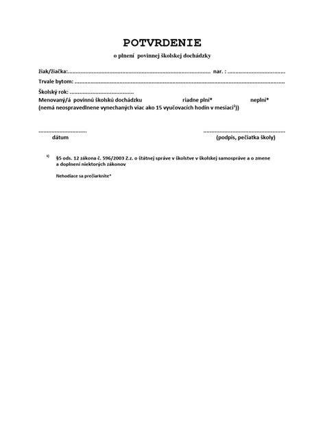 Potvrdenie o registrácii CHS