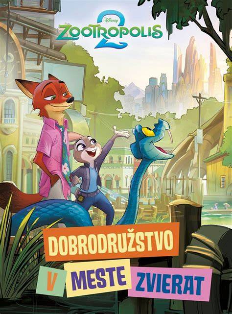Grafické zobrazenie rodiny a zvierat v jednom meste