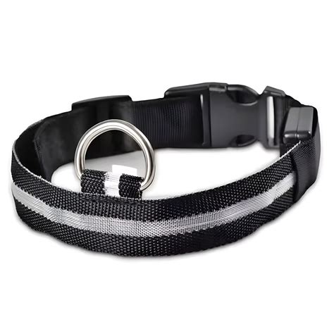 Svietiaci obojok pre bezpečné prechádzky