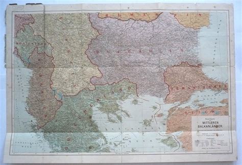 Mapa Balkánu v 19. storočí