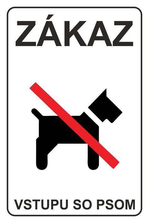 Zobrazenie značky ZÁKAZ VSTUPU SO PSOM