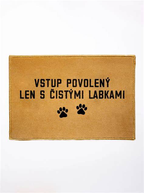 Obrázok nástenej výzdoby s labkami a tematickými reťazcami
