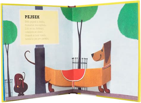 Ilustrácia z leporela Pes a jeho kamaráti