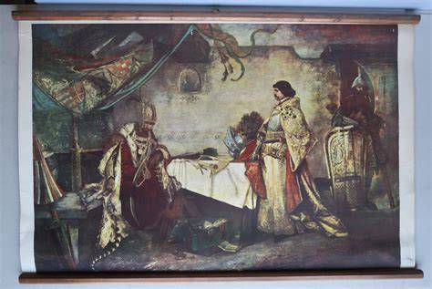 historické obrazy pudlíka pri love kačíc